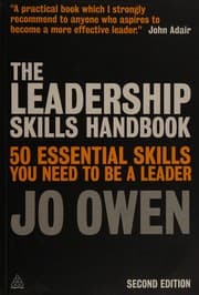 Tapa de The leadership skills handbook