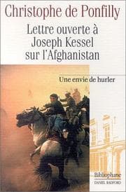 Tapa de Lettre ouverte à Joseph Kessel sur l'Afghanistan