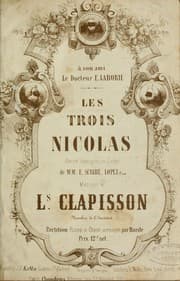 Tapa de Les trois Nicolas