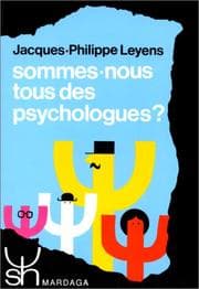 Tapa de Sommes-nous tous des psychologues?
