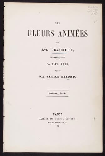 Tapa de Les fleurs animées