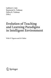 Tapa de Evolution of teaching and learning paradigms in intelligent environment