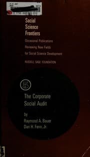 Tapa de The corporate social audit