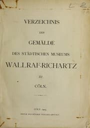 Tapa de Verzeichnis der Gema lde des Sta dtischen Museums Wallraf-Richartz zu Co ln