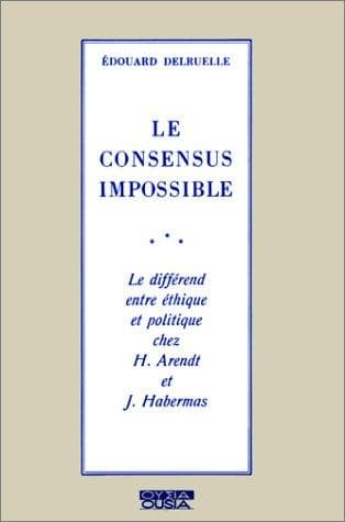 Tapa de Le consensus impossible