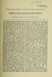 Tapa de The Canadian student