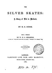 Tapa de The silver skates: A Story of Life in Holland