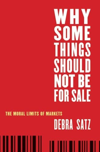 Tapa de Why some things should not be for sale