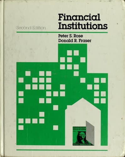 Tapa de Financial institutions