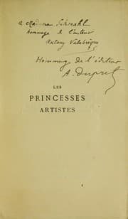 Tapa de Les princesses artistes