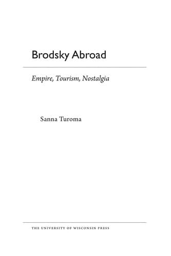 Tapa de Brodsky abroad