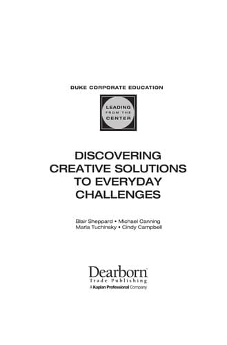 Tapa de Discovering creative solutions to everyday challenges