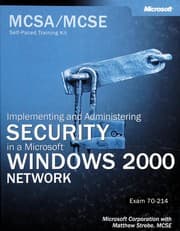 Tapa de MCSA/MCSE self-paced training kit
