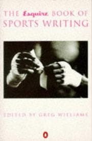 Tapa de The Esquire book of sports writing