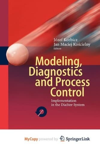 Tapa de Modeling, Diagnostics and Process Control