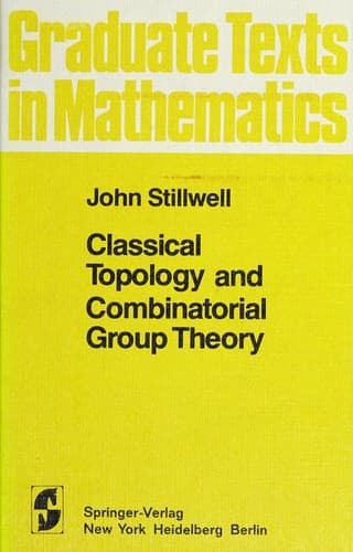 Tapa de Classical topology and combinatorial group theory
