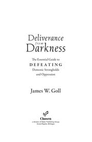 Tapa de Deliverance from darkness