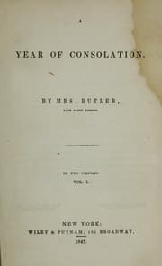 Tapa de A year of consolation
