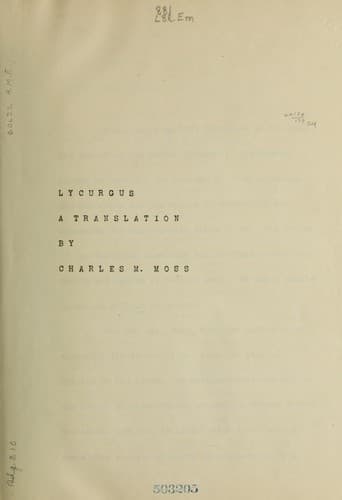 Tapa de Lycurgus