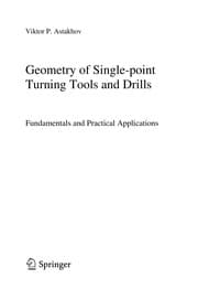 Tapa de Geometry of single-point turning tools and drills