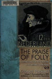 Tapa de Praise of folly