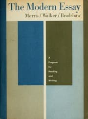 Tapa de The modern essay