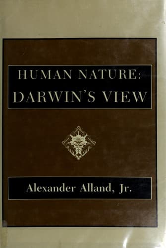 Tapa de Human nature, Darwin's view