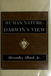 Tapa de Human nature, Darwin's view