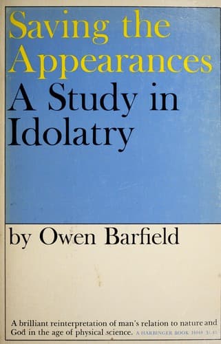 Tapa de Saving the appearances