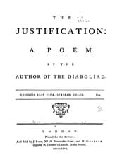 Tapa de The justification