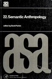 Tapa de Semantic anthropology