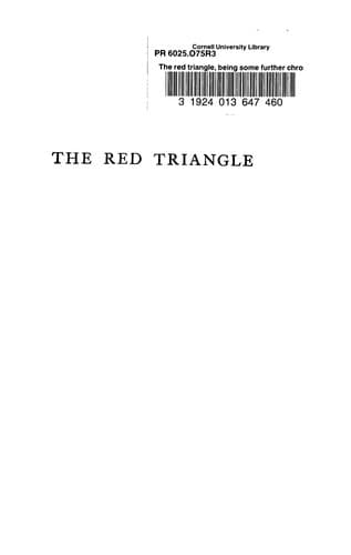 Tapa de The red triangle