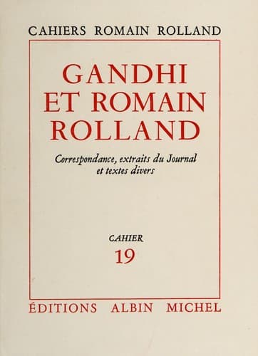 Tapa de Gandhi et Romain Rolland