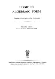 Tapa de Logic in algebraic form