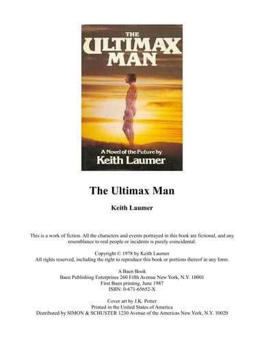 Tapa de The Ultimax Man