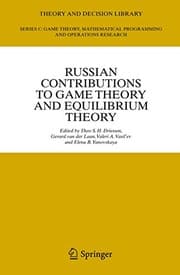 Tapa de Russian Contributions to Game Theory and Equilibrium Theory