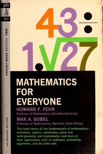 Tapa de Mathematics for everyone