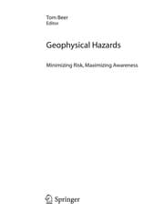 Tapa de Geophysical Hazards