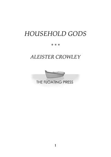 Tapa de Household gods