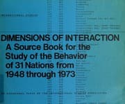 Tapa de Dimensions of interaction