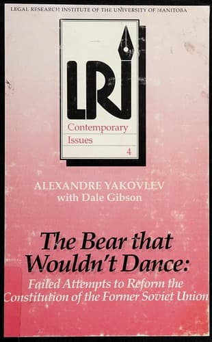 Tapa de The bear that wouldn't dance