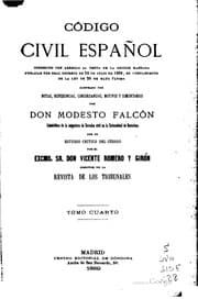 Tapa de Código civil español