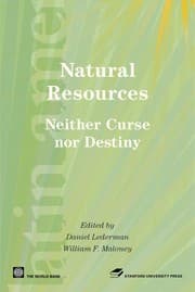 Tapa de Natural resources, neither curse nor destiny