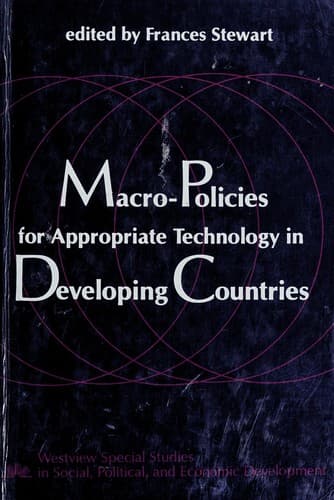 Tapa de Macro-policies for appropriate technology in developing countries