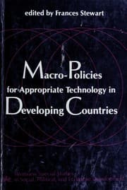Tapa de Macro-policies for appropriate technology in developing countries