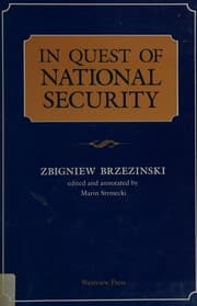 Tapa de In quest of national security