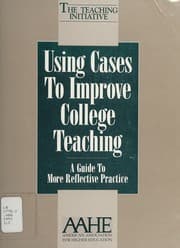 Tapa de Using cases to improve college teaching