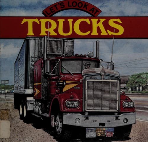 Tapa de Let's look at trucks