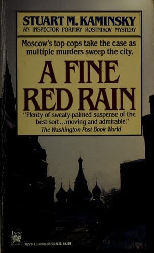 Tapa de A Fine Red Rain