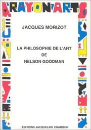 Tapa de La philosophie de l'art de Nelson Goodman